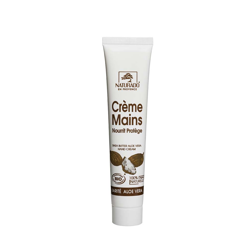 Naturado Crema per le mani al burro di Karité biologico Pelle Sensibile 40 ml