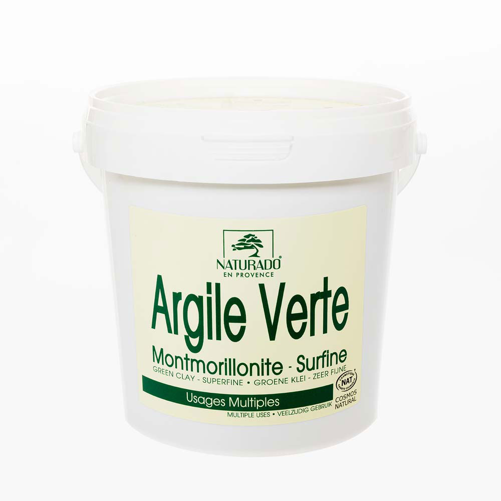 Naturado Secchio multiuso in argilla verde Montmorillionite Surfine 1Kg