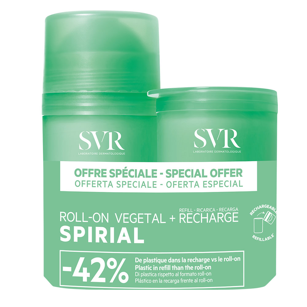 Svr Spirial Deodorante roll-on + ricarica 50ml+50ml