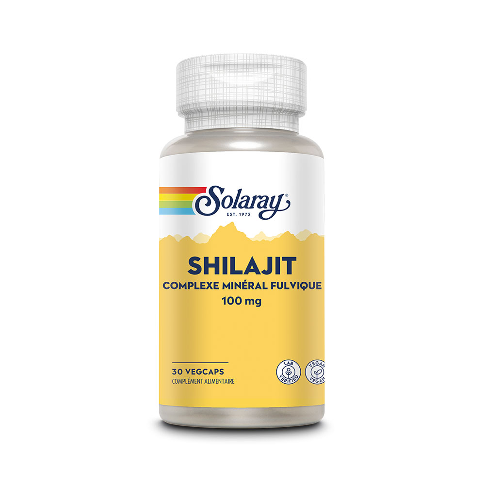 Solaray Shilajit 100 mg con acido fulvico 30 capsule