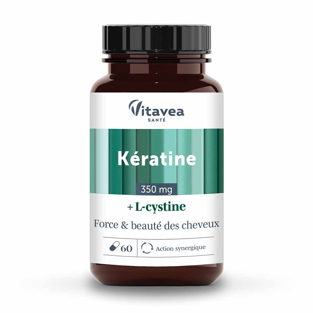 Vitavea Santé Cheratina + L-cistina Forza e bellezza dei Capelli 60 capsule
