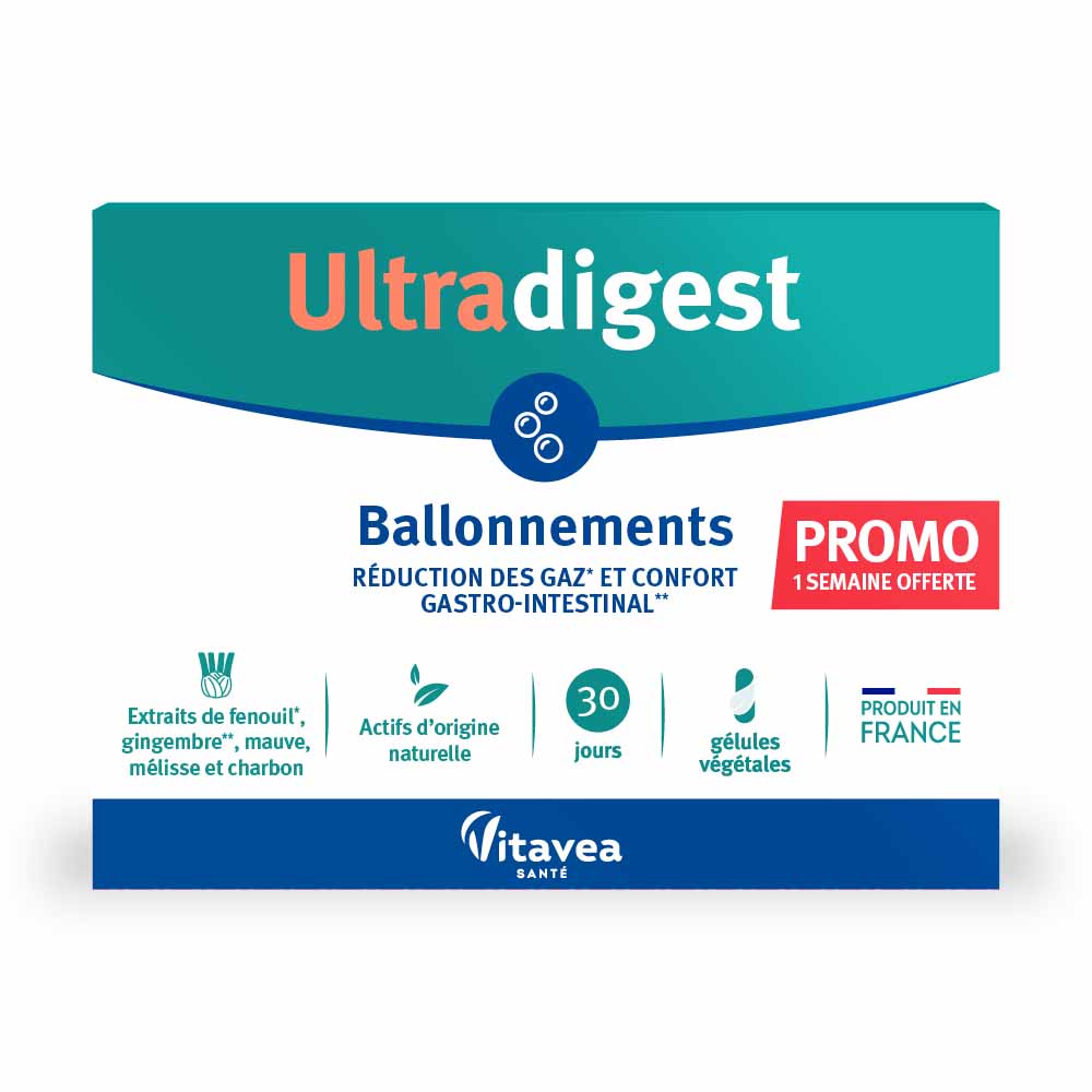 Vitavea Santé Gonfiore da Ulradigest 90 capsule