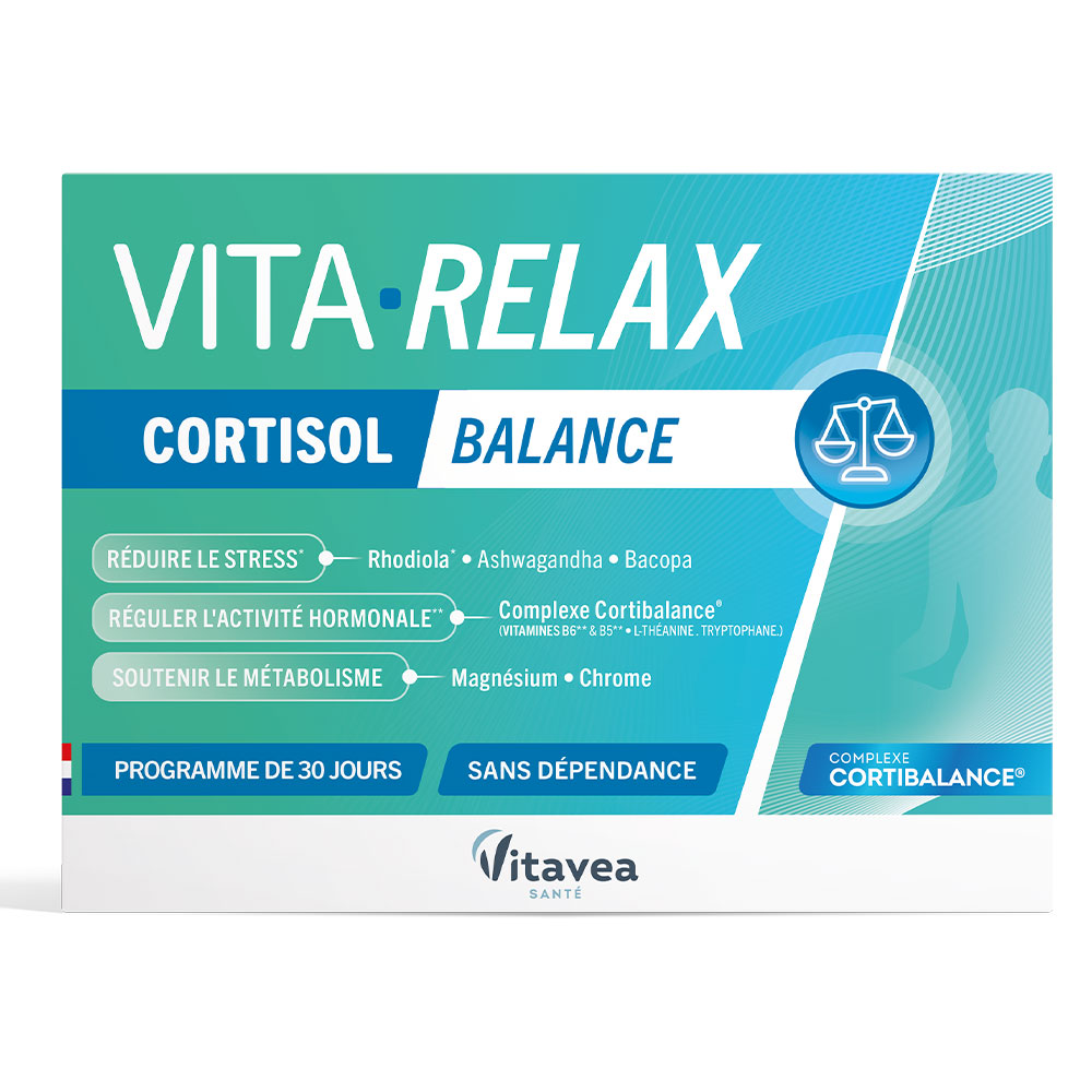 Vitavea Santé Vitis Relax Equilibrio del cortisolo 30 capsule