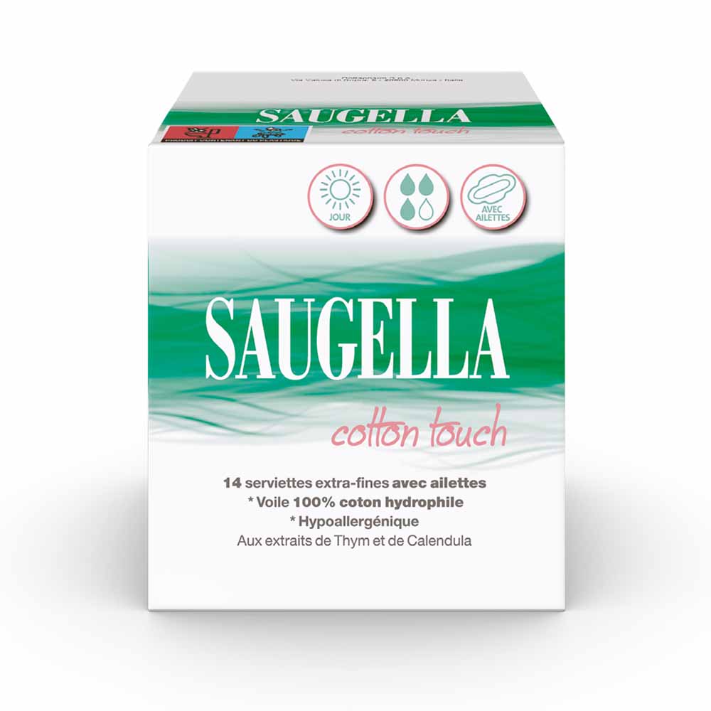 Saugella CottonTouch 14 Assorbenti giorno con ali x14