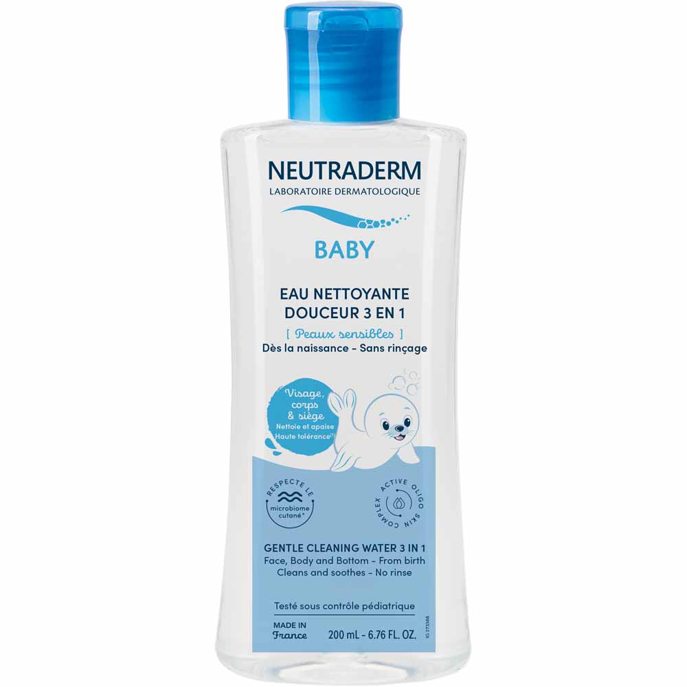 Neutraderm Acqua detergente delicata 3in1 per pelli sensibili 200 ml