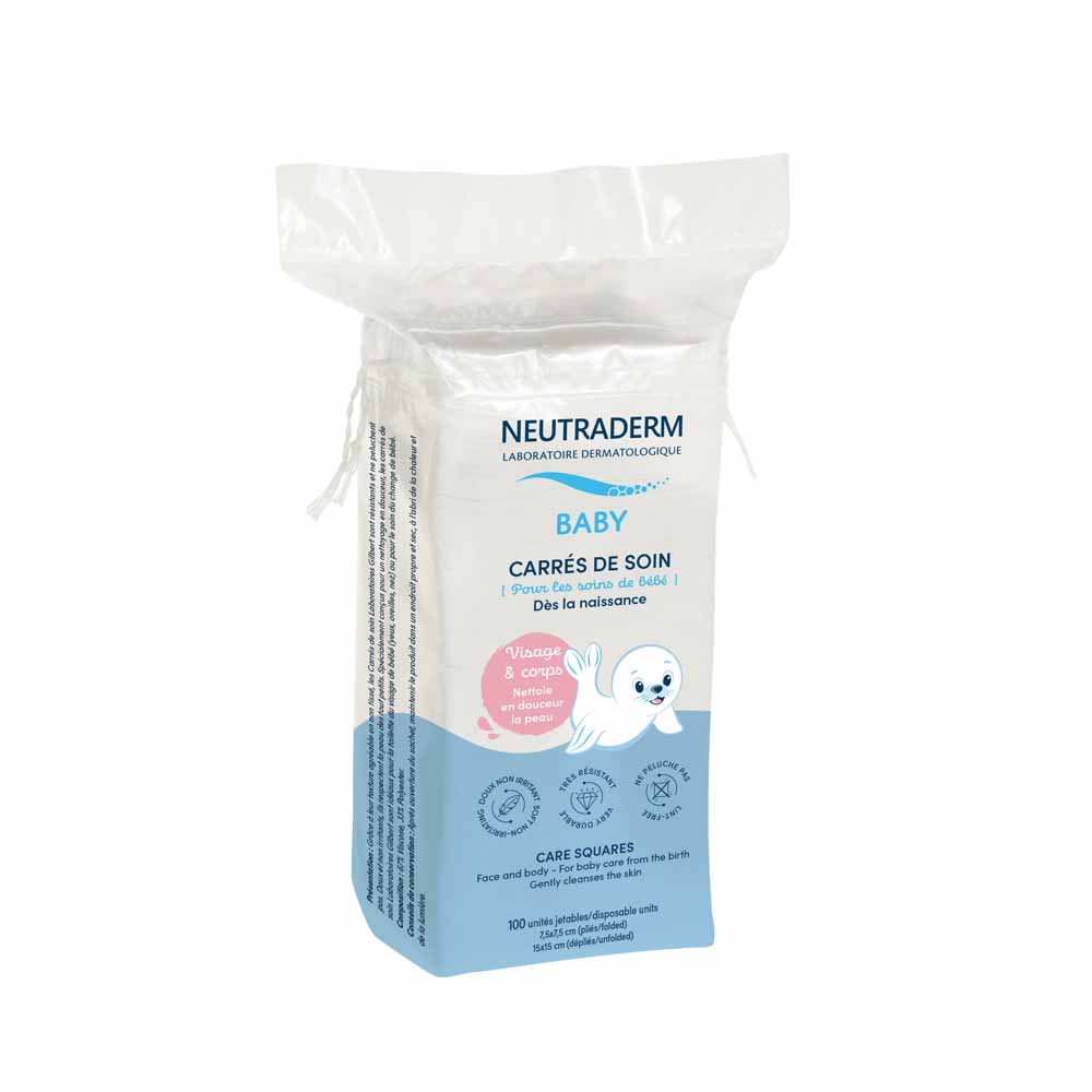 Neutraderm Baby Dischetti quadrati di cotone 100pz