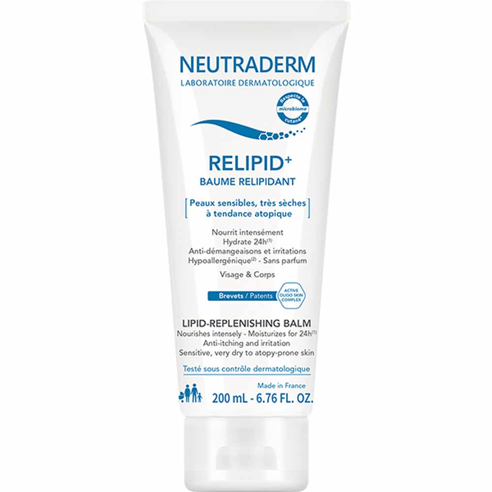 Neutraderm Balsamo relipidante relipid+ per pelli sensibili 200 ml