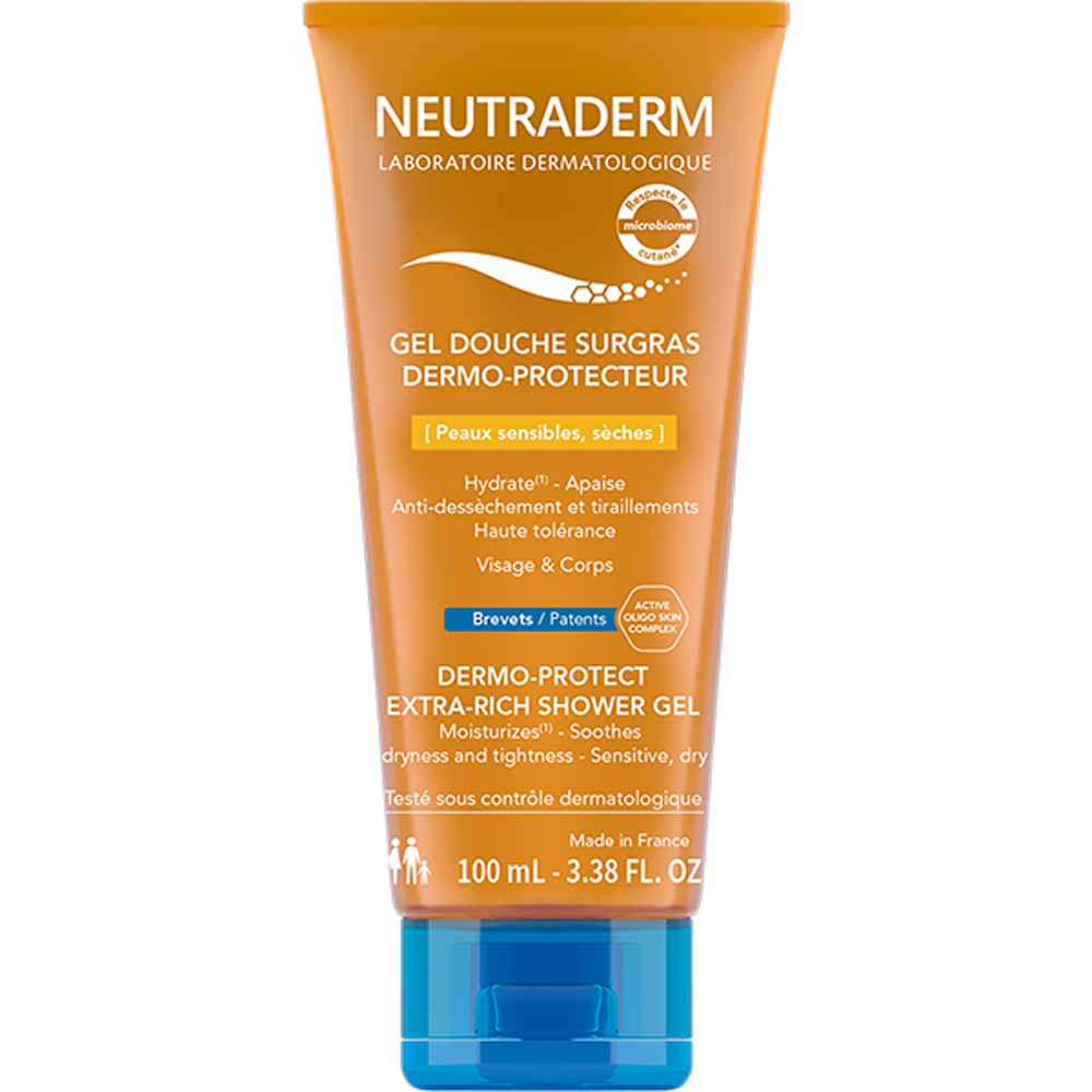 Neutraderm Surgras Dermo Gel protettivo per la doccia Pelle secca 100ml