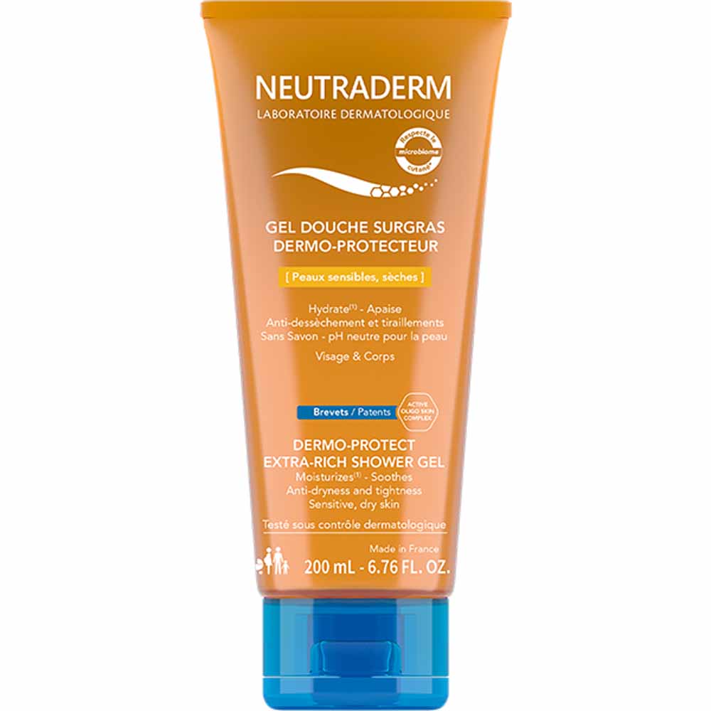 Neutraderm Surgras Dermo Gel protettivo per la doccia Pelle secca 200 ml