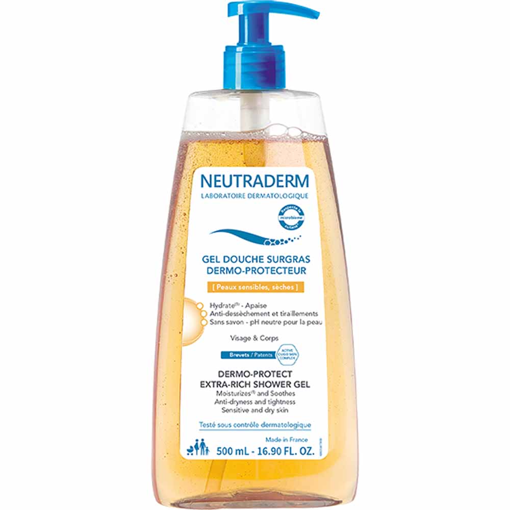 Neutraderm Surgras Dermo Gel protettivo per la doccia Pelle secca 500ml
