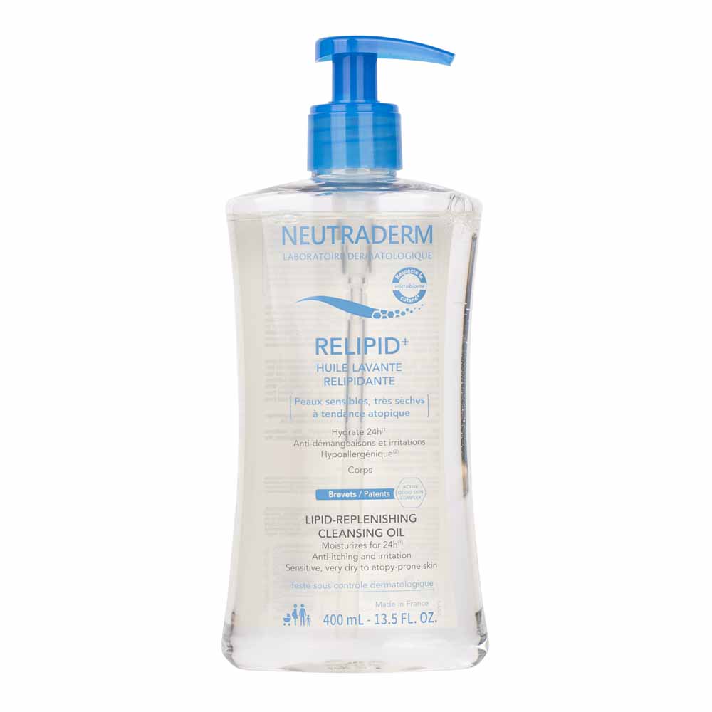 Neutraderm Olio lavante relipidante Relipid+ pelli sensibili 400 ml