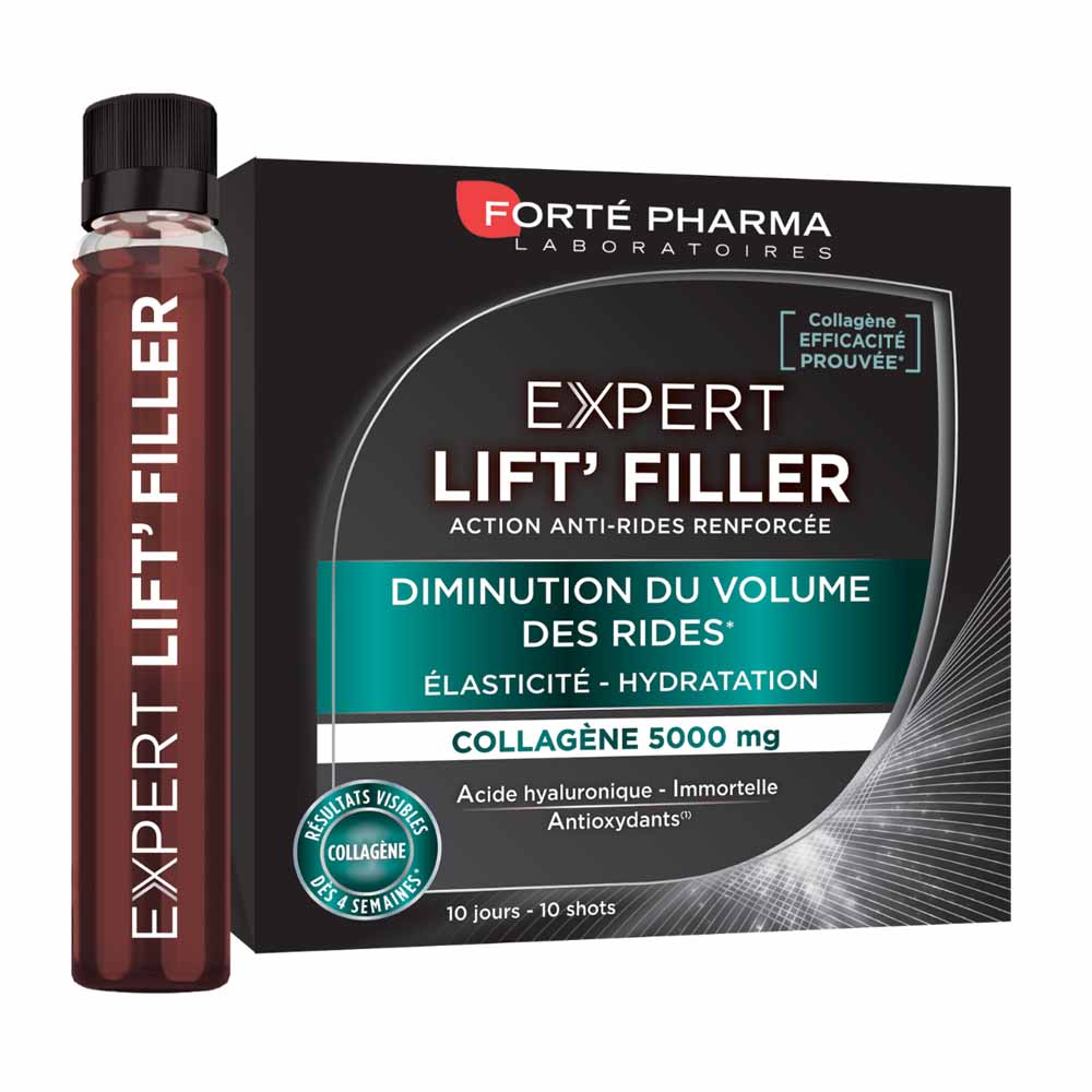 Forté Pharma Expert Beauté Crema anti-rughe Lift-Filler con acido ialuronico e collagene 10 fiale