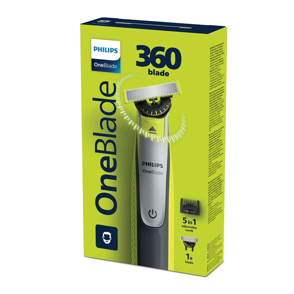 Philips Oneblade Rasoir elettrico 5 in 1 per viso e corpo