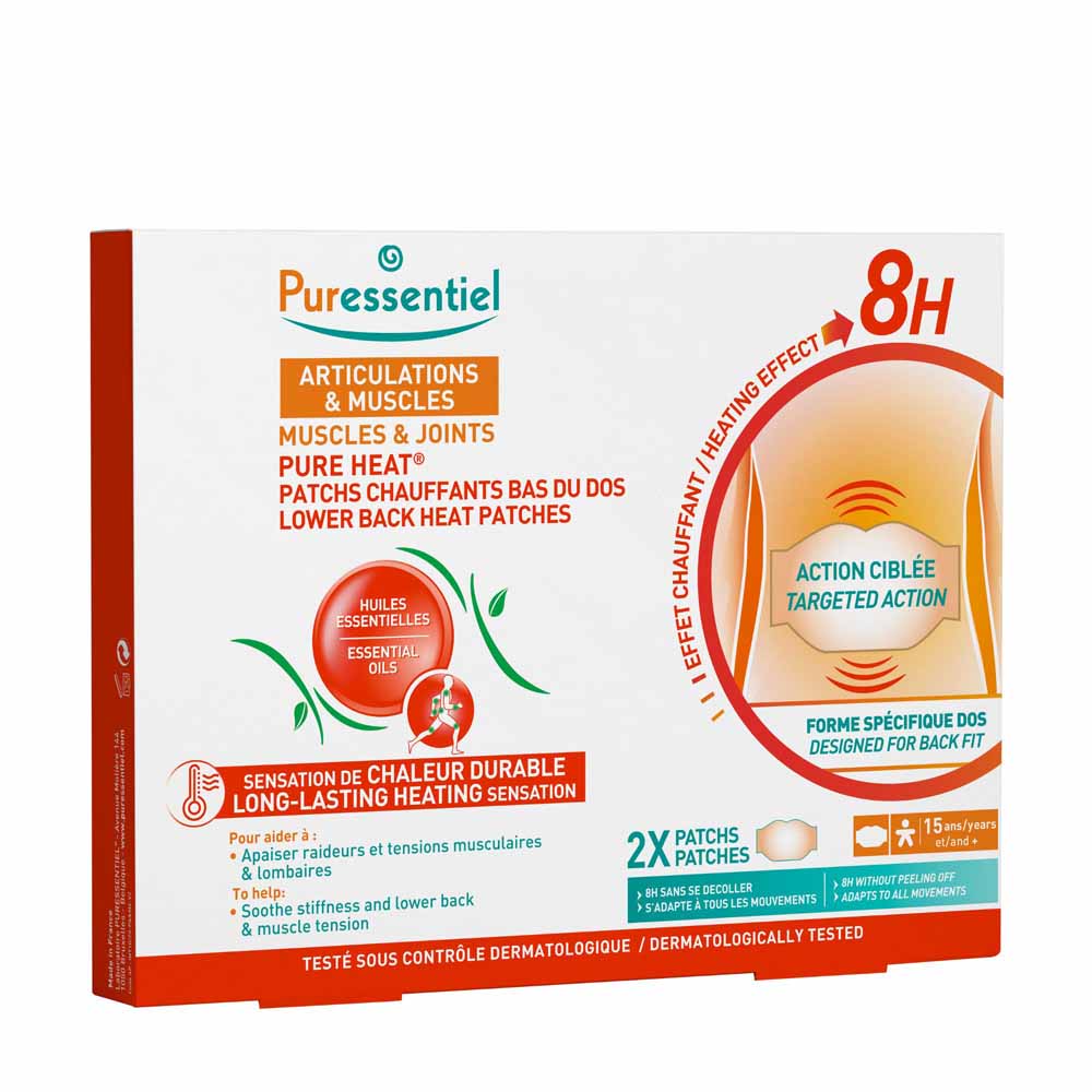 Puressentiel Articolazioni e Muscoli Pure Heat Effet 8h 2 Patchs