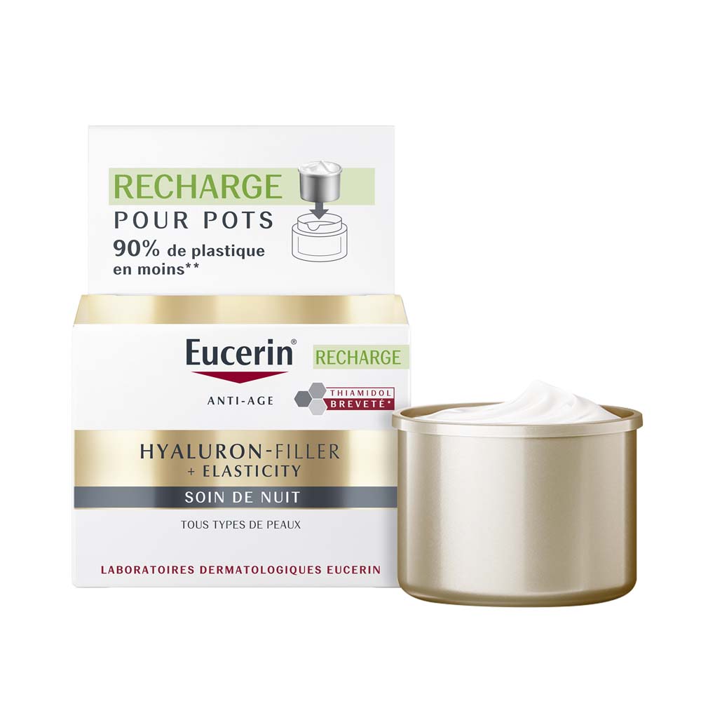 Eucerin Hyaluron-Filler + Elasticity Ricarica per il Trattamento Notte 50ml