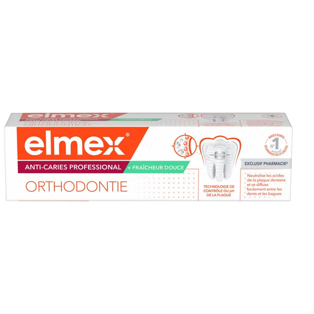 Elmex Protezione Carie Professional Dentifricio per ortodonzia sapore menta 75 ml