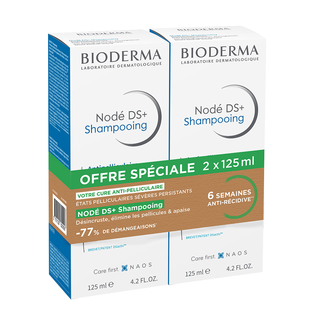 Bioderma Nodé DS+ Shampoo antiforfora DS+ 2x125ml