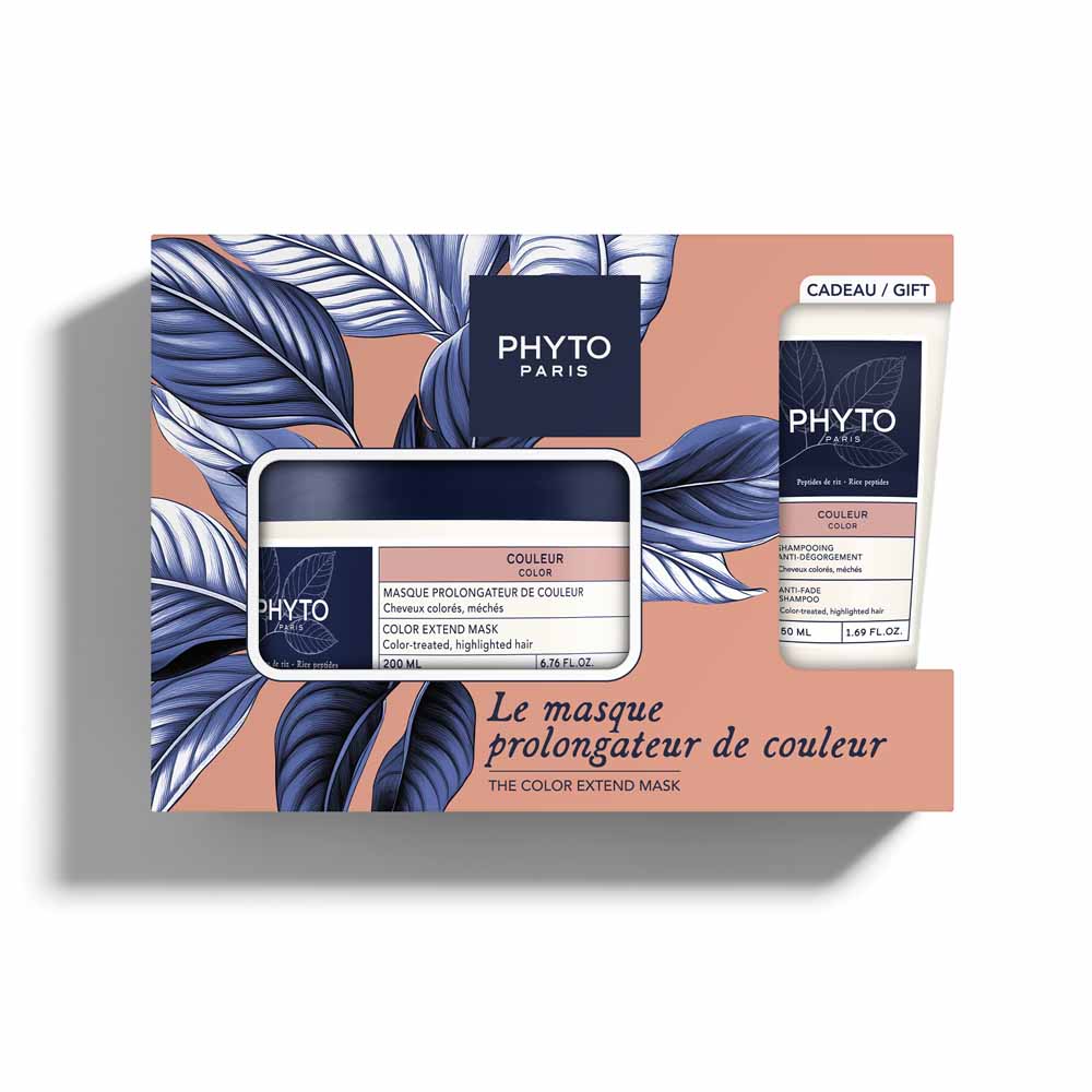 Phyto Paris Colore Coffret Masque + shampooing Cheveux colorés méchés
