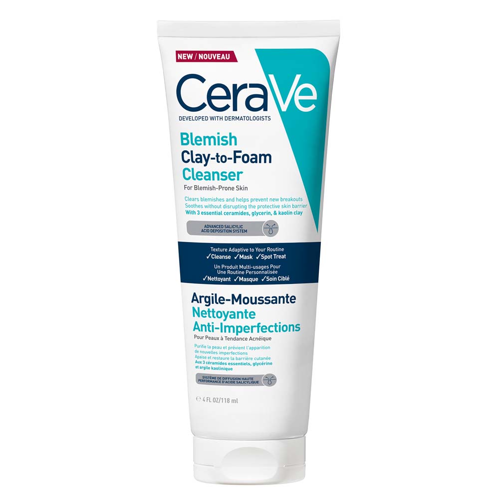 Cerave Detergente all'Argilla schiumogeno anti-imperfezioni 118 ml