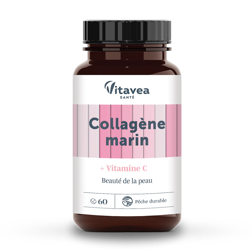 Vitavea Santé Nutri'sentiels Collagene marino per la bellezza della pelle 60 compresse