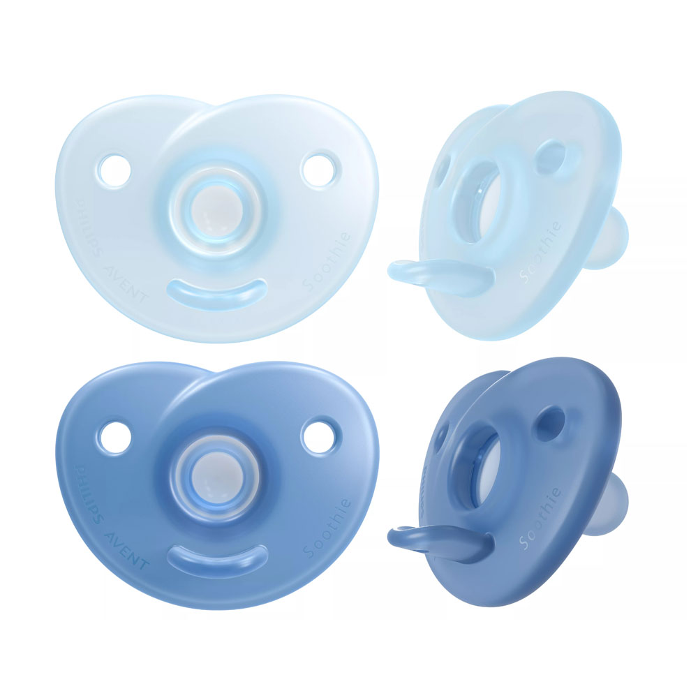 Avent Soothie Ciucci ortodontici in silicone da 0 a 6 mesi x2