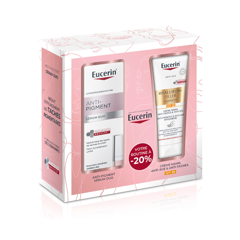 Eucerin Eucerin D-Pigment Duo Serum + Crema Mani Anti-Spot SPF30 Cofanetto 105ml