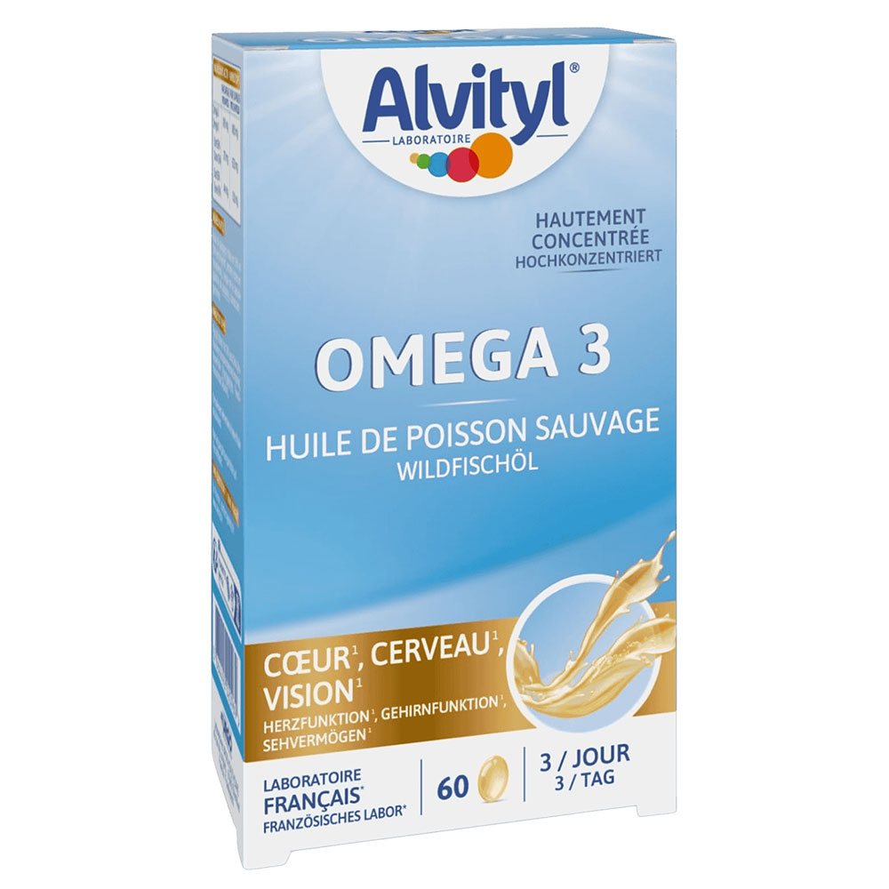 Alvityl Omega 3 Olio di pesce selvatico 60 Capsule