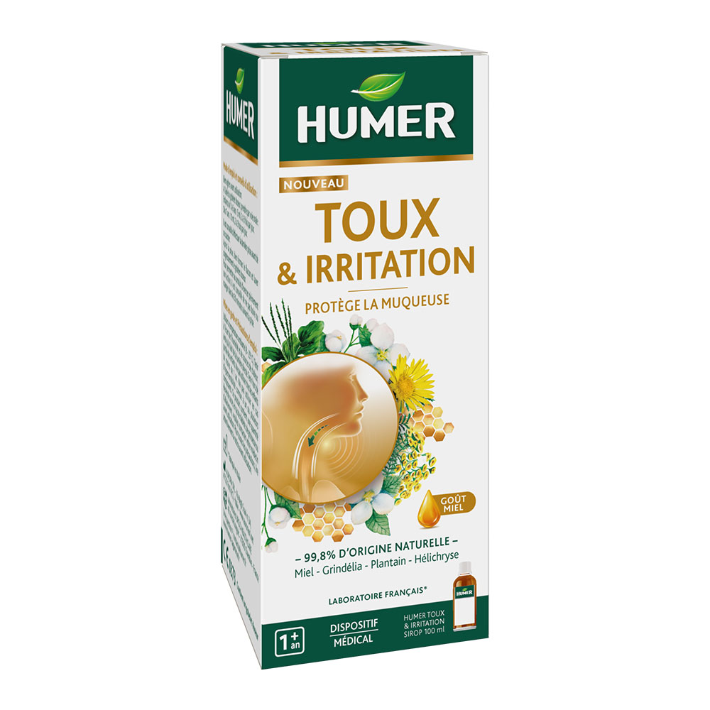 Humer Sciroppo tosse e irritazione sapore miele 100 ml