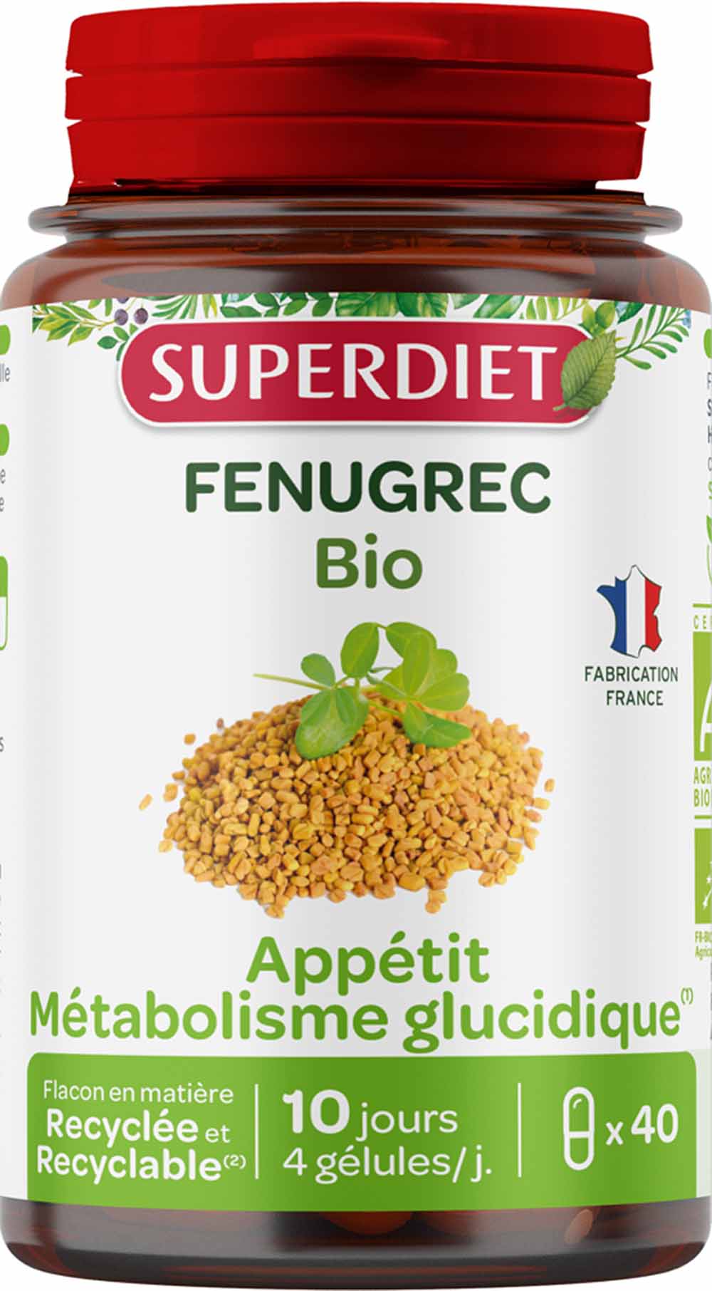 Superdiet Fieno greco biologico 40 capsule