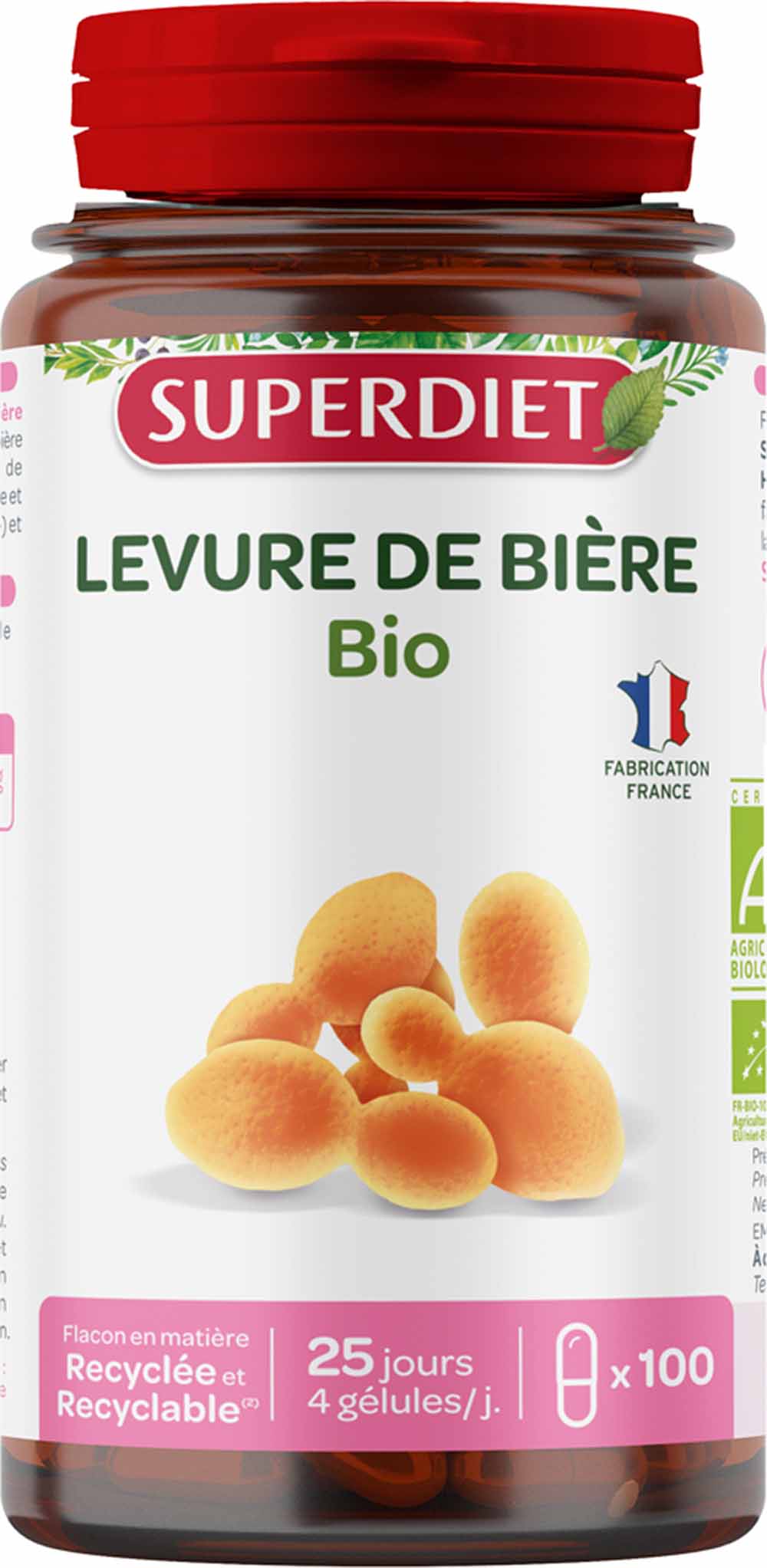 Superdiet Lievito Bio 100 Gelule