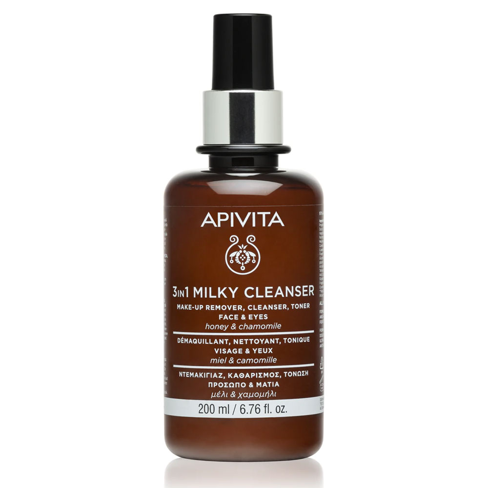 Apivita Latte Detergente 3 in 1 Visage & Yeux 200ml