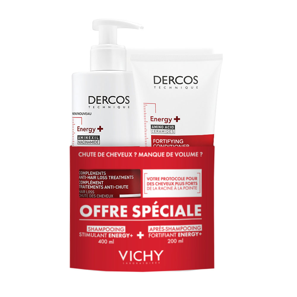 Vichy Dercos Energy+ Shampoo stimolante e Balsamo energizzante