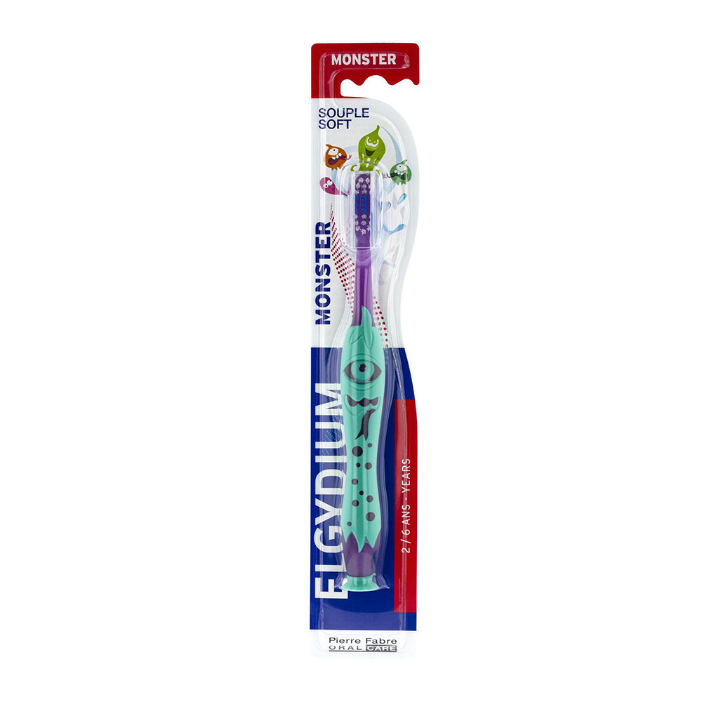 Elgydium Bambini Brosse A Dents Monster 2-6 Ans