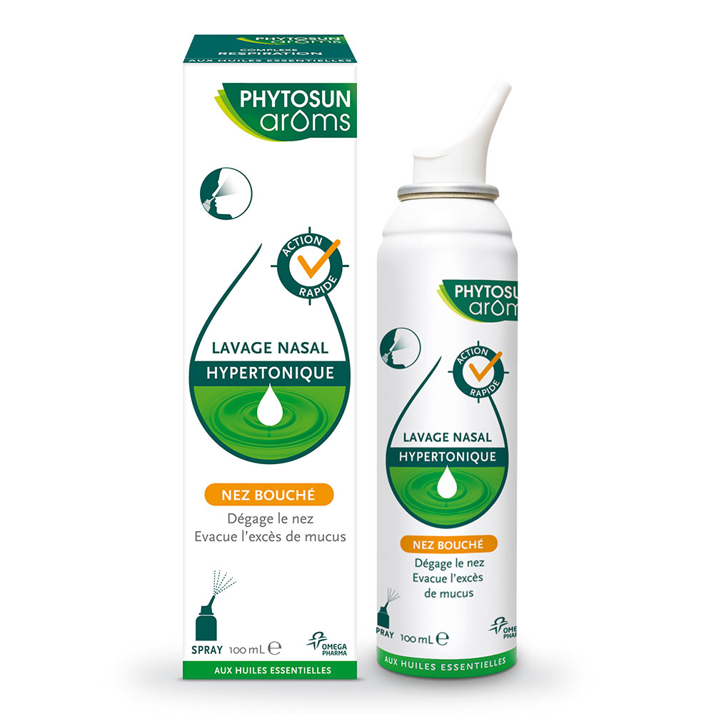 Phytosun Aroms Spray lavaggio nasale ipertonico naso e bocca 100 ml