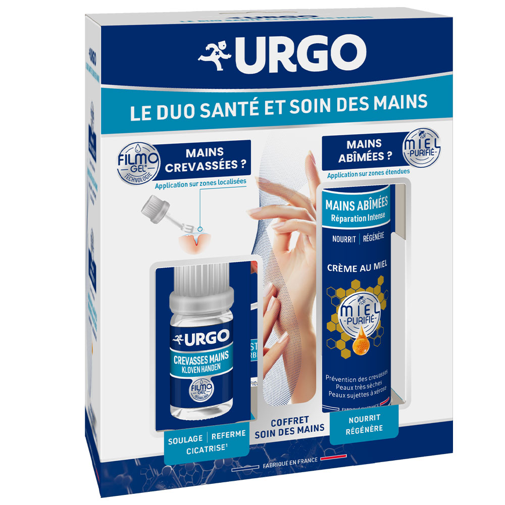 Urgo Duo per la salute e la cura delle Mani Incrinati e danneggiati