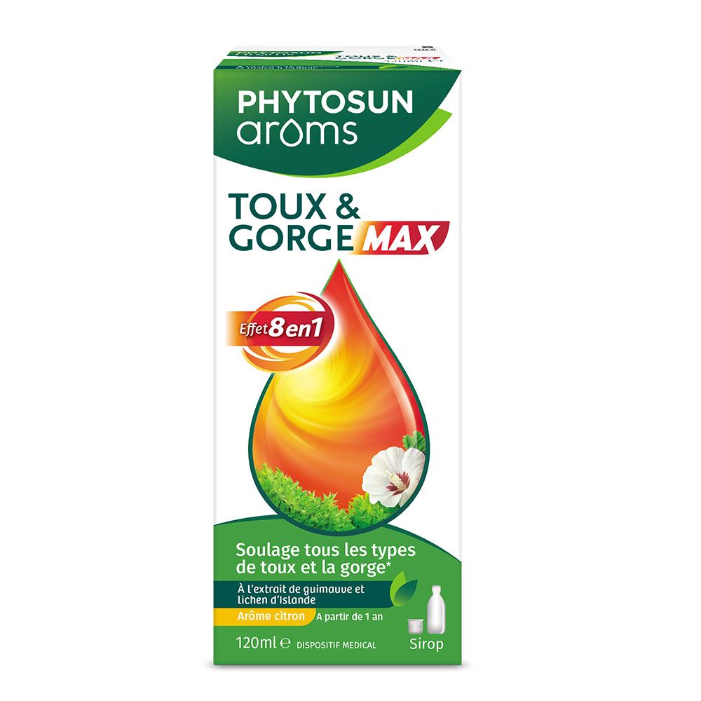 Phytosun Aroms Sciroppo tosse e gola azione 8 in 1 120 ml