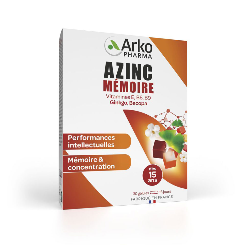 Arkopharma Azinc Memoria 30 capsule