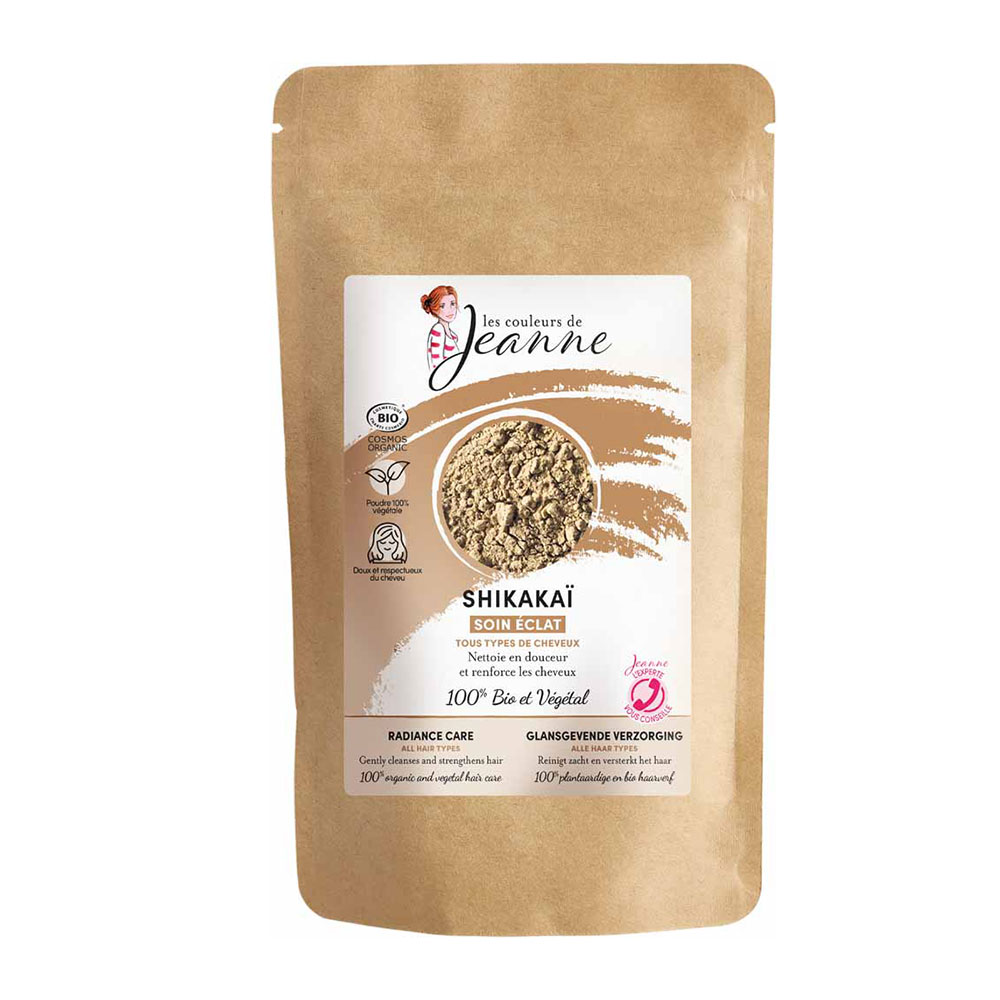 Les couleurs de Jeanne Trattamento di luminosità Bio Shikakaï Pour tous i tipi di capelli 100g