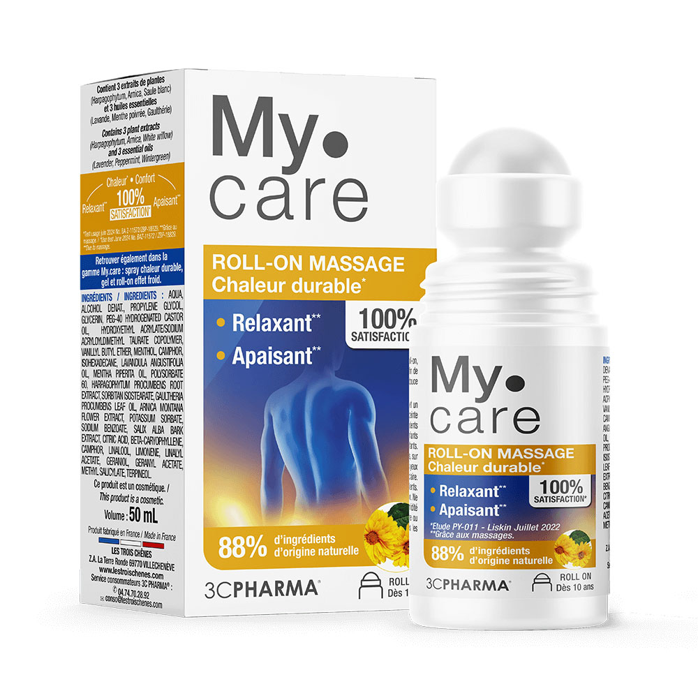 3C Pharma My.Care Roll-on massaggio calore duraturo 50 ml