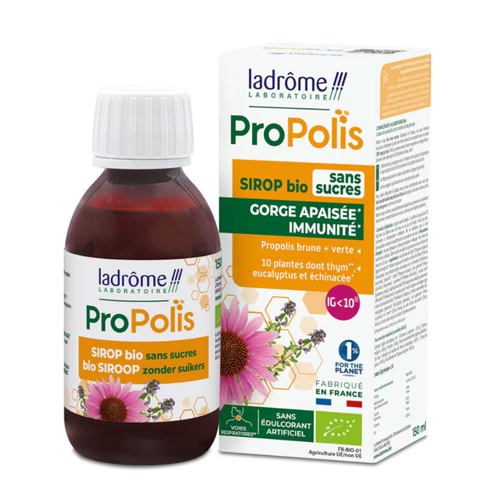 Ladrôme Propolis Sciroppo di Propolis senza zucchero 150 ml