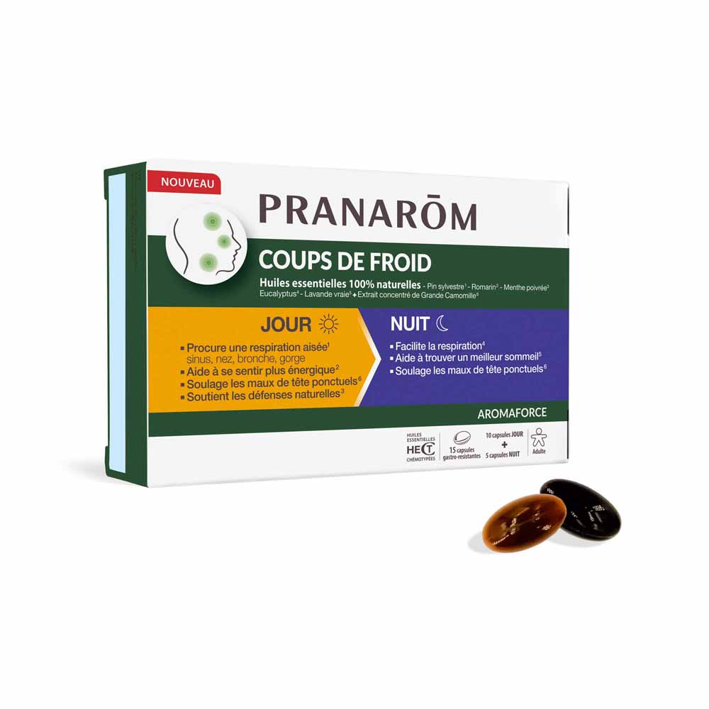 Pranarôm Aromaforce Notte e giorno di freddo 15 capsule