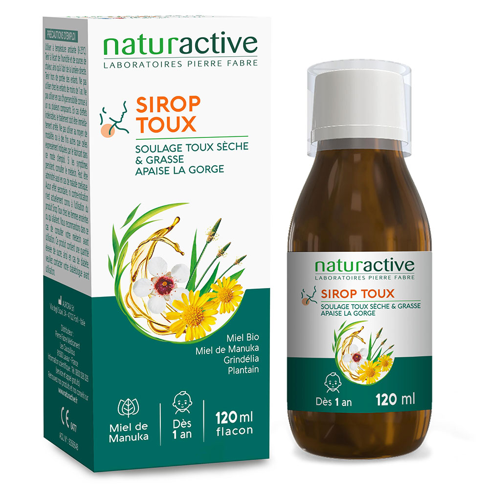 Naturactive Sciroppo per la tosse con miele di Manuka 120 ml