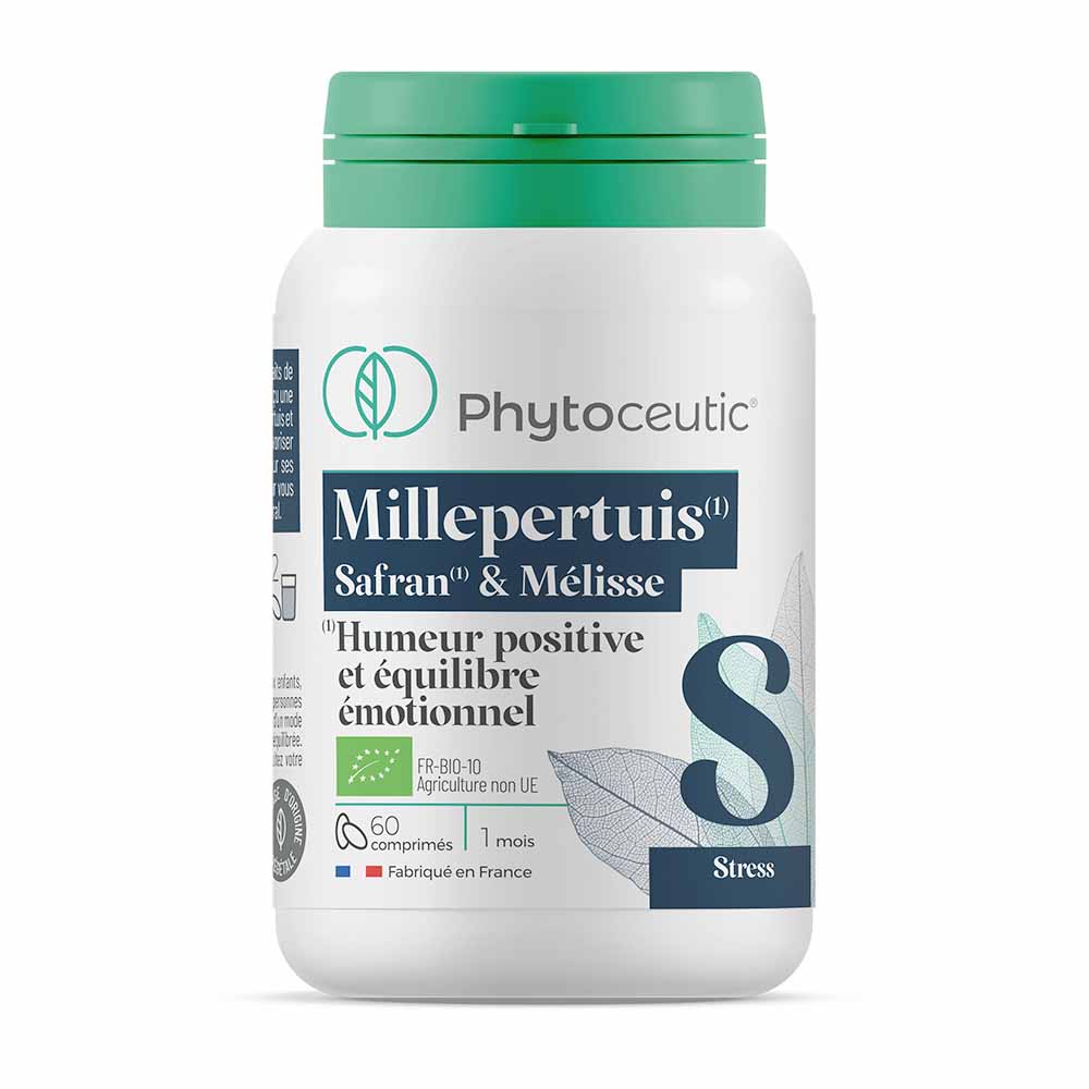 Phytoceutic Erba di San Giovanni Zafferano e Melissa Biologica 60 Compresse