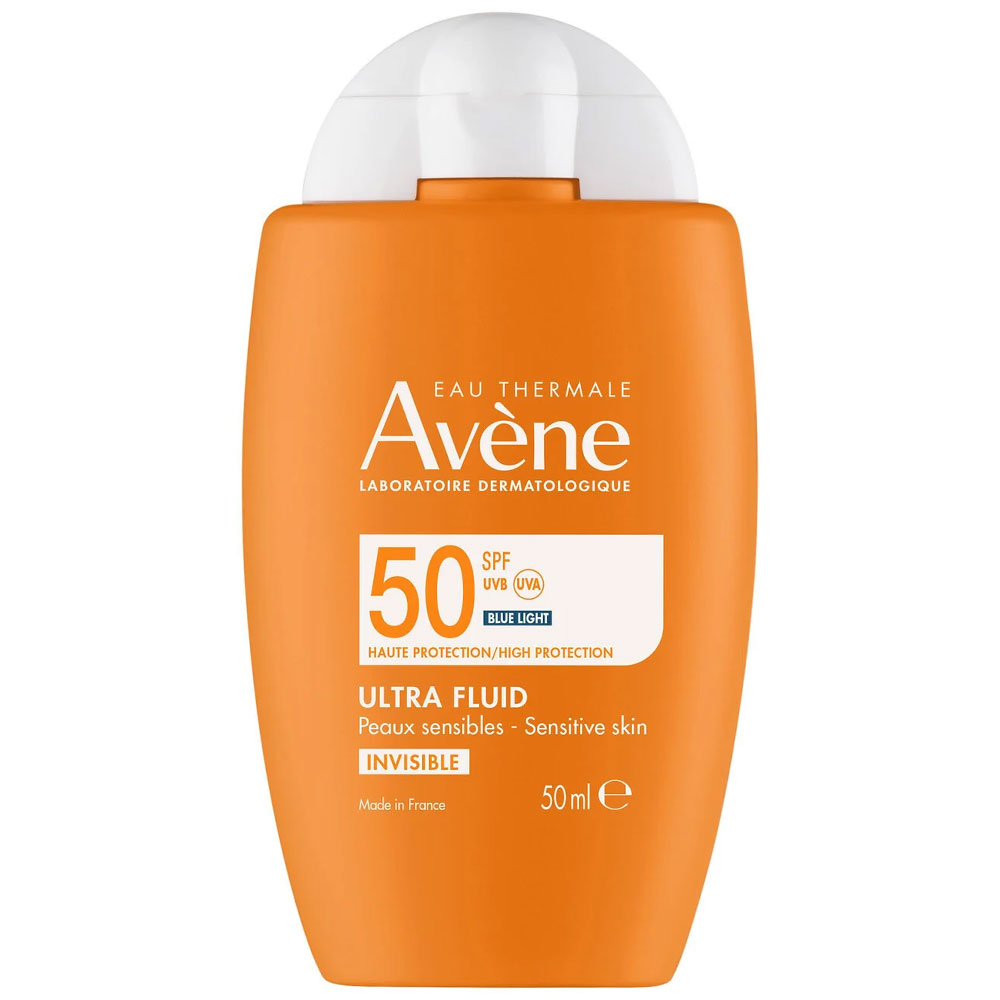 Avène Solari Fluido ultra-leggero SPF50 UVB UVA Luce blu 50 ml