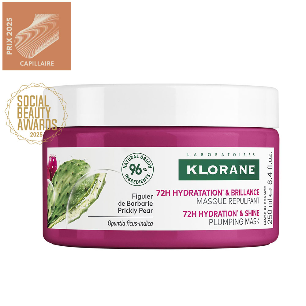 Klorane Fico d'India Maschera rimpolpante 72h Idratanti e lucenti 250ml
