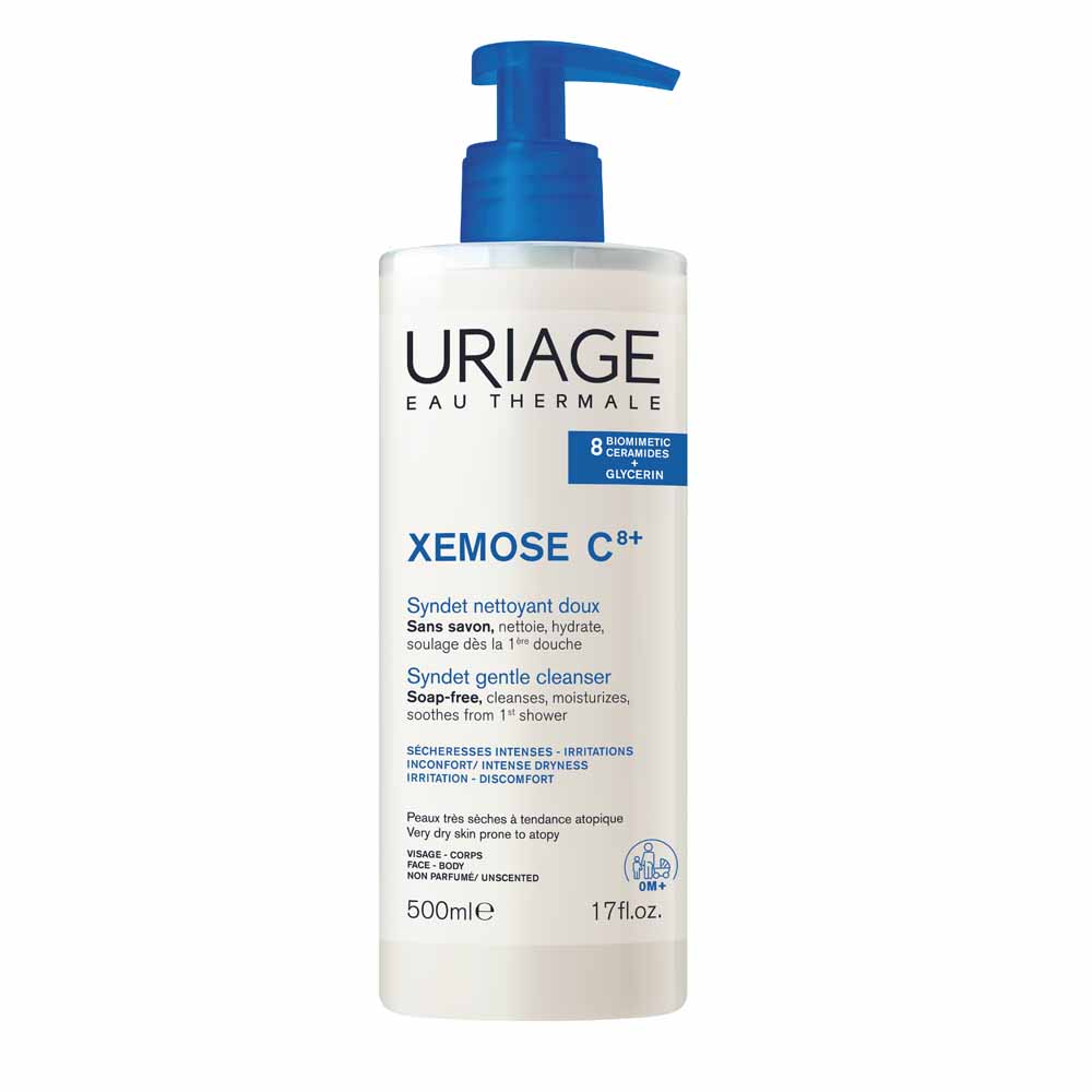 Uriage Xémose C8+ Gel detergente delicato per pelli molto secche con tendenza atopica 500 ml