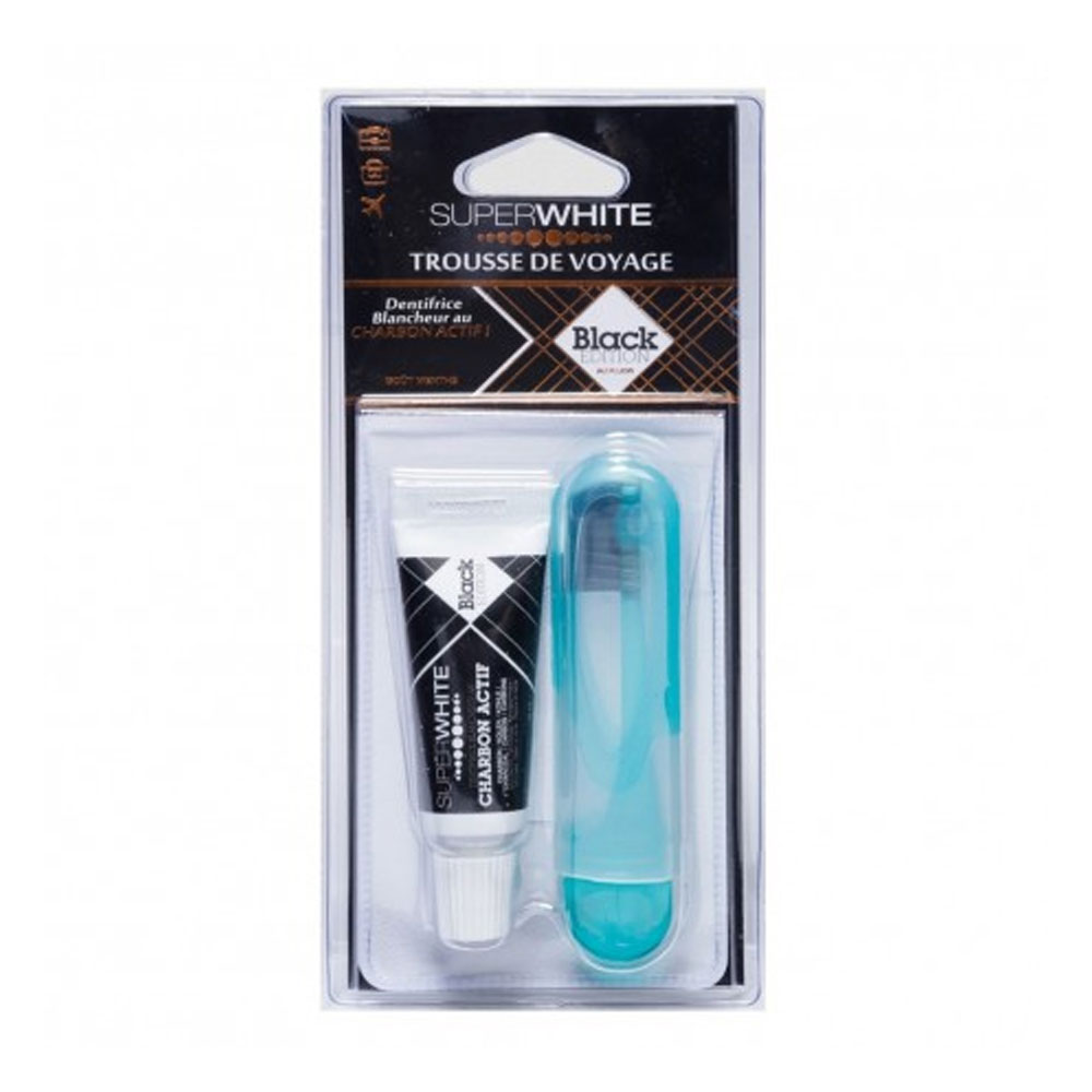 Superwhite Trousse da viaggio in edizione nera