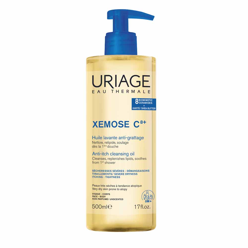 Uriage Xémose C8+ Olio detergente anti-prurito e con tendenza atopica 500 ml
