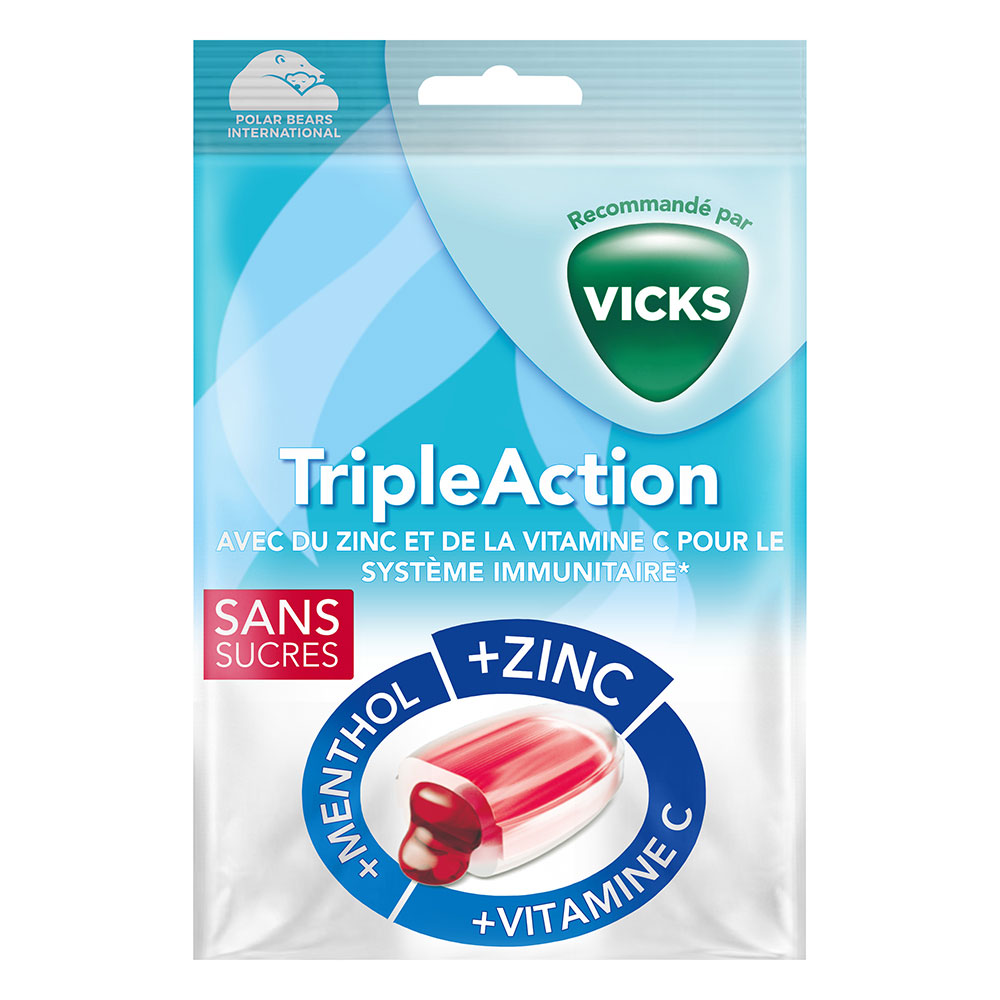 Vicks Triple action pastiglie x 17