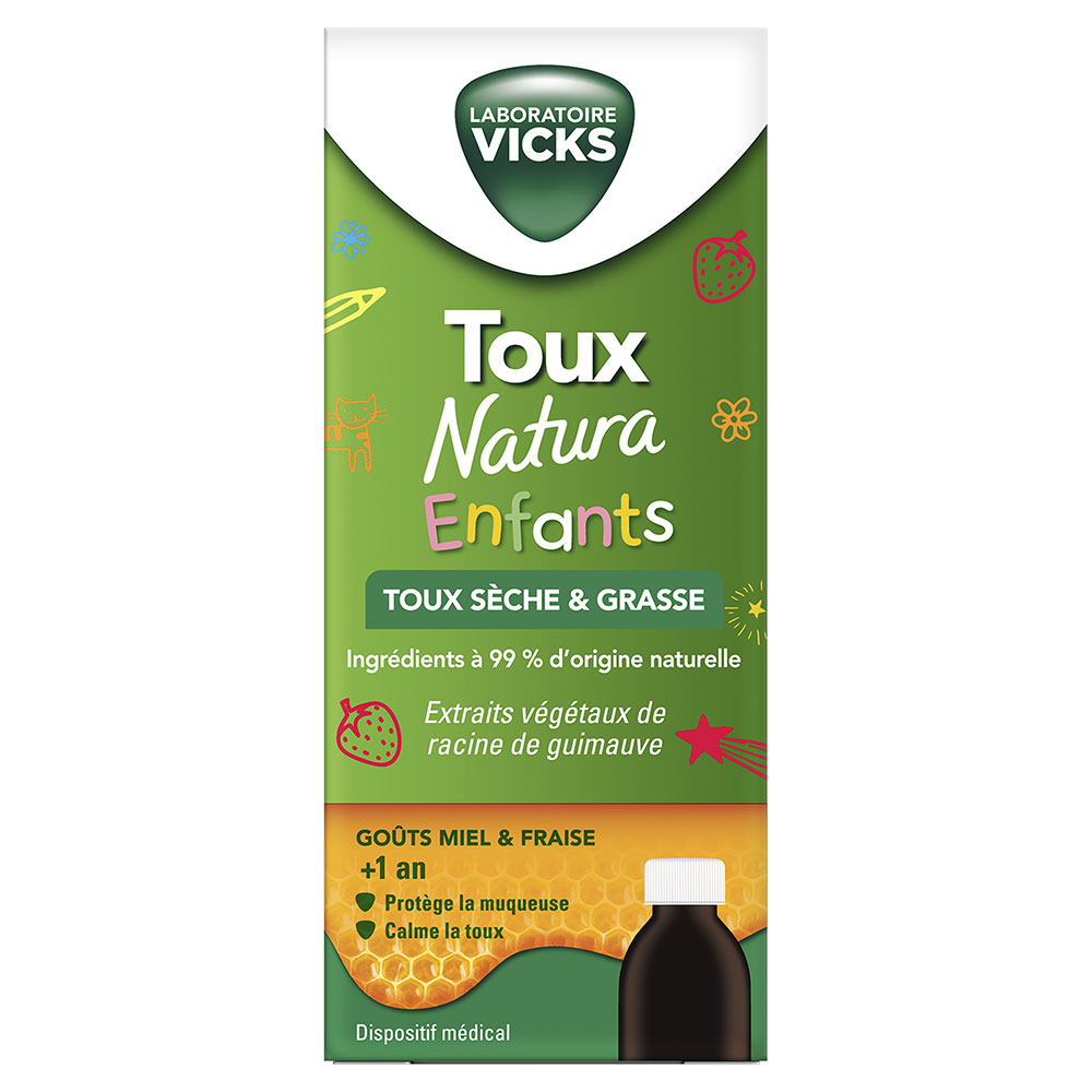 Vicks Natura Bambino Sciroppo per la tosse secca e stizzosa 140 ml
